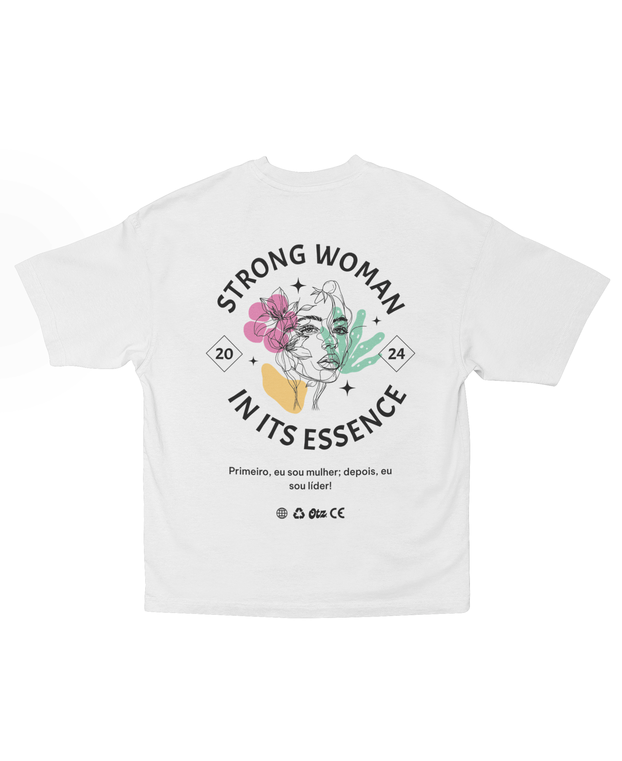 Camiseta Oversized Strong Woman