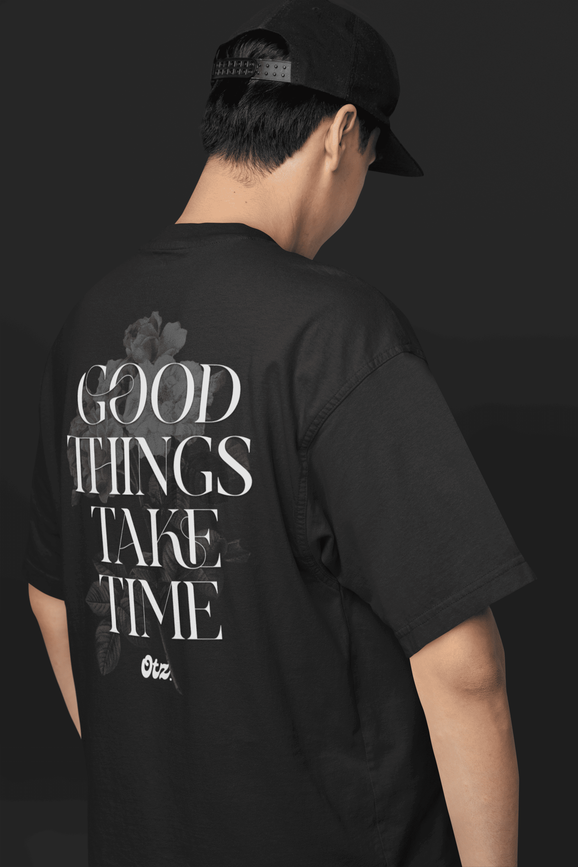 Camiseta Oversized Good Things - Preto