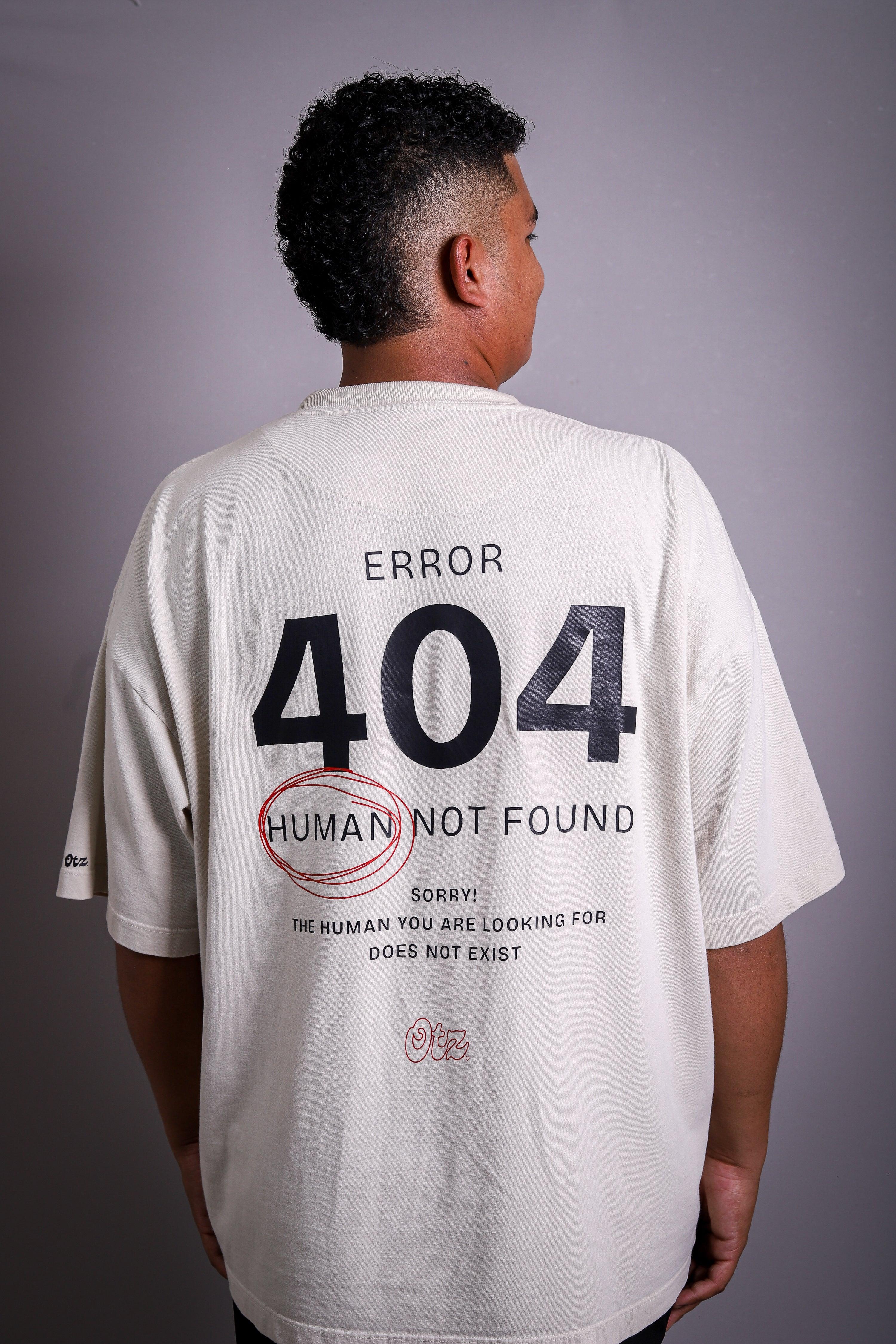 Camiseta Oversized Error 404